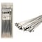 Kable Kontrol Cable Tie, 27 in L, 8 in Max Bundle Dia., Silver, 304 Stainless Steel, 485 lb Strength, 50 PK SSCT-485-27 - alternate 1